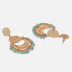 Accessorize London Women's Turq Golden Jewlery Set