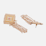 Accessorize London Women's Diamond Shape Long Earring