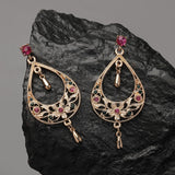 Accessorize London Women's Golden Long Earring