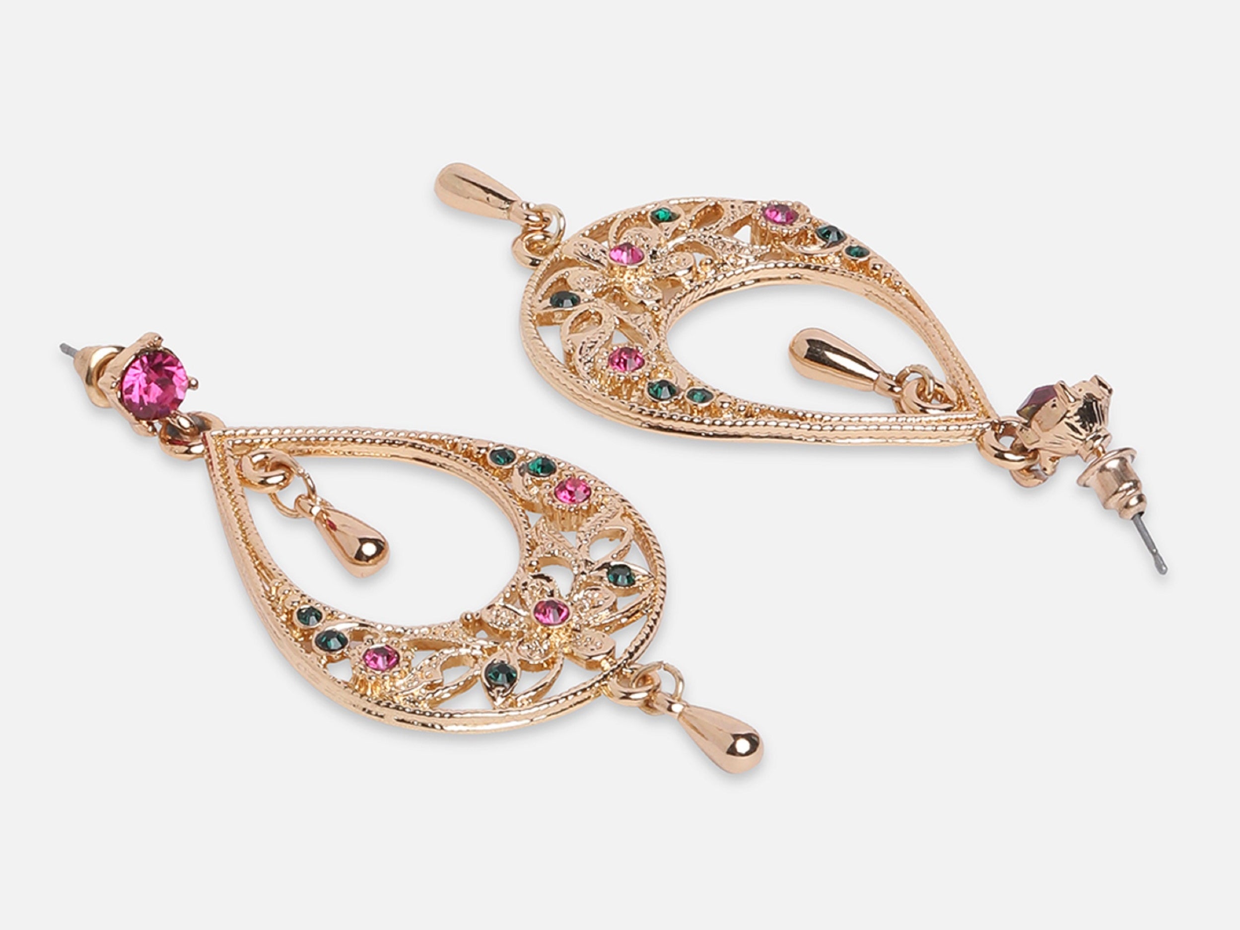 Accessorize London Women's Golden Long Earring