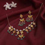 Accessorize London Women's Yellow Resin Jewelry Set