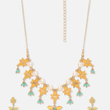 Accessorize London Women's Yellow Resin Jewelry Set