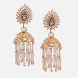 Accessorize London Women's Navy Golden Jhumkas