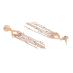 Accessorize London Golden Pearl Long Drop Earring
