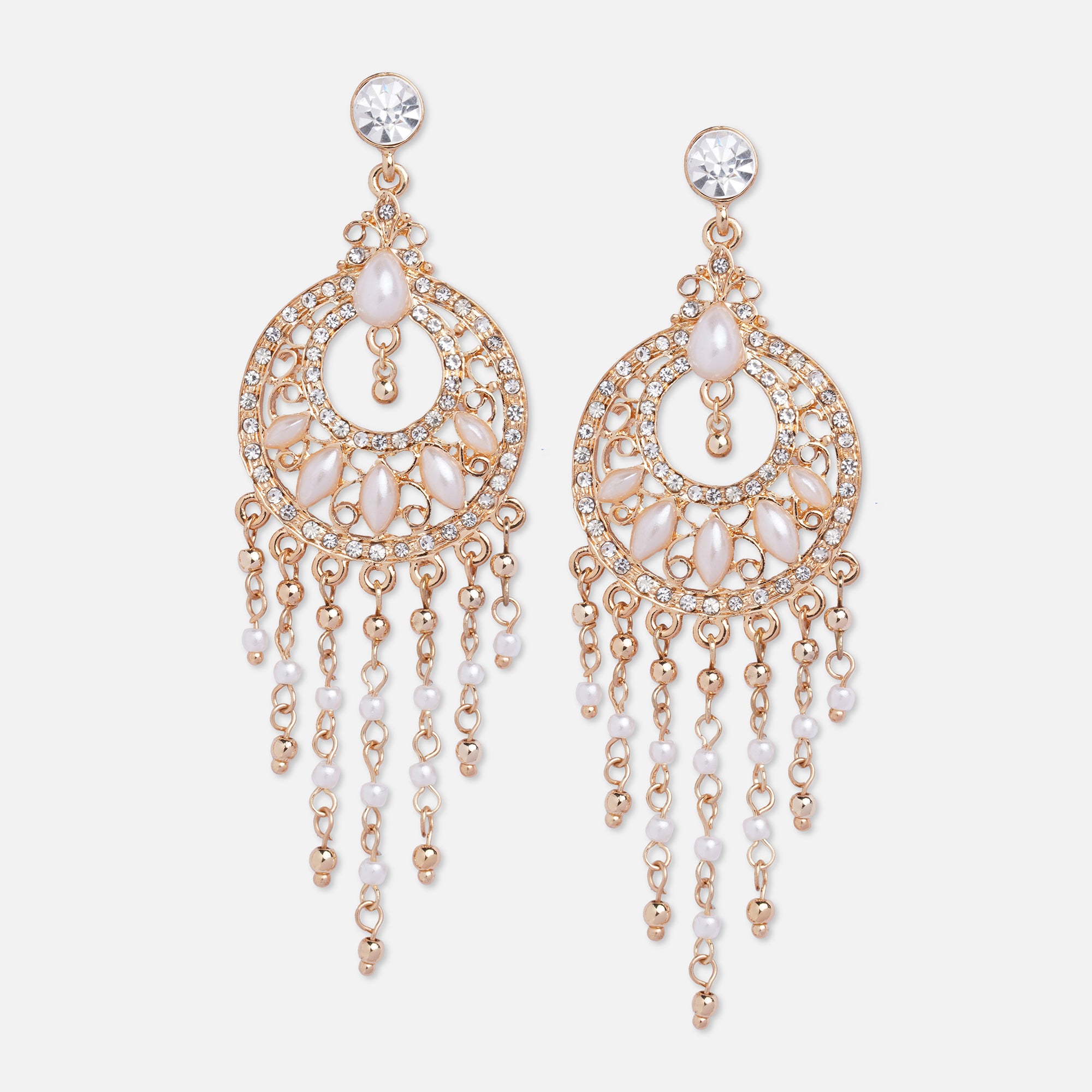 Accessorize London Women's Diamante Long Drop Earring