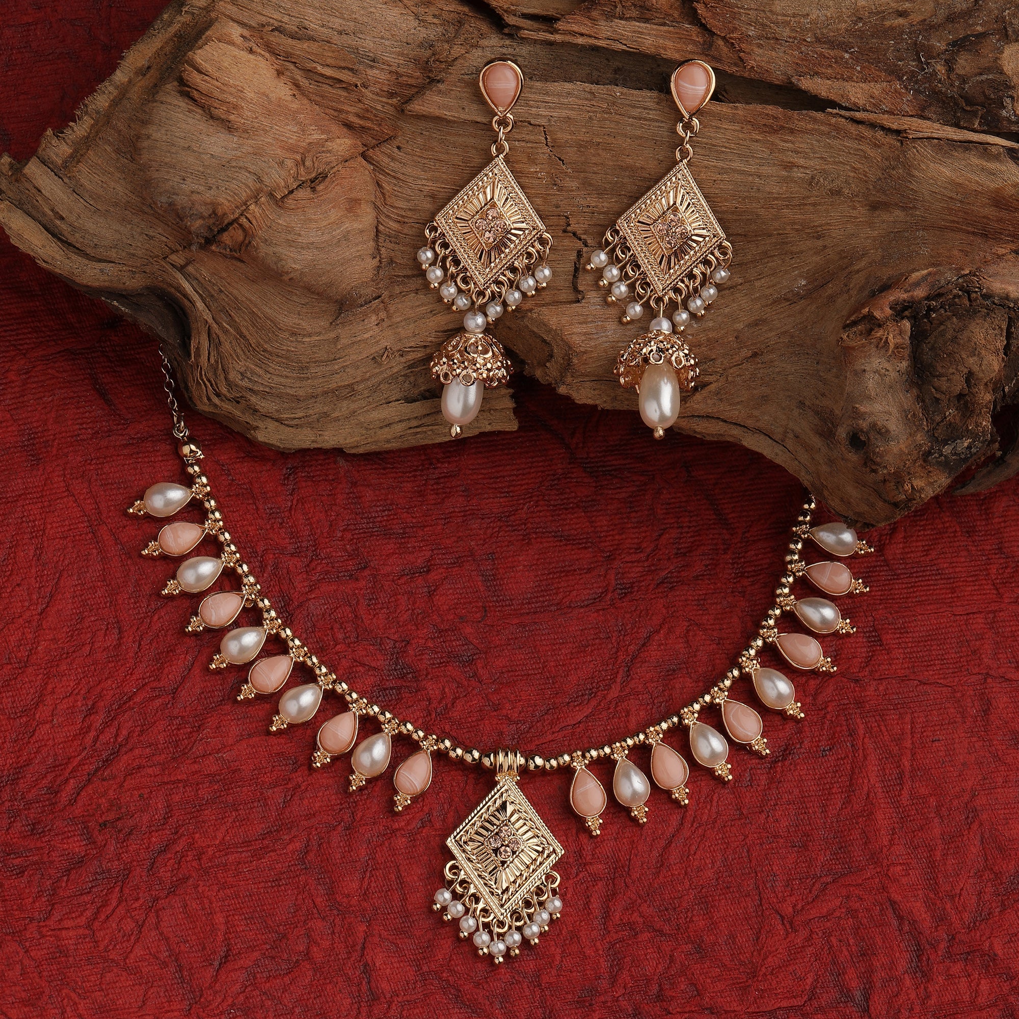Accessorize London Women'S Golden Resin Jewelry Set