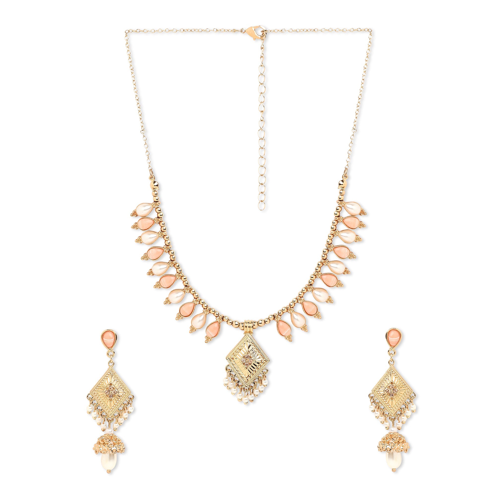 Accessorize London Women'S Golden Resin Jewelry Set