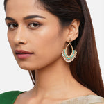 Accessorize London Pearl Gold Long Drop Earrings Zinc Drops & Danglers