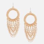Accessorize London Pearl Multi Layer Long Drop Earring