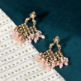 Accessorize London Women'S Pink Beaded Jewelry Set