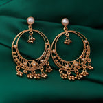 Accessorize London Gold Filigree Chanbalis Zinc Chandbali Earring