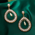 TEAR DROP PEARL SHORT DROP EARRING