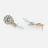 Accessorize London Women's Blue Kundan Jewelry Set