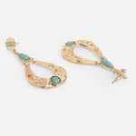 Accessorize London Women's Turquoise Resin Long Drop Earring