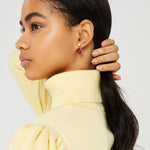 Accessorize London Women's Mini Kylie Short Drop Earrings