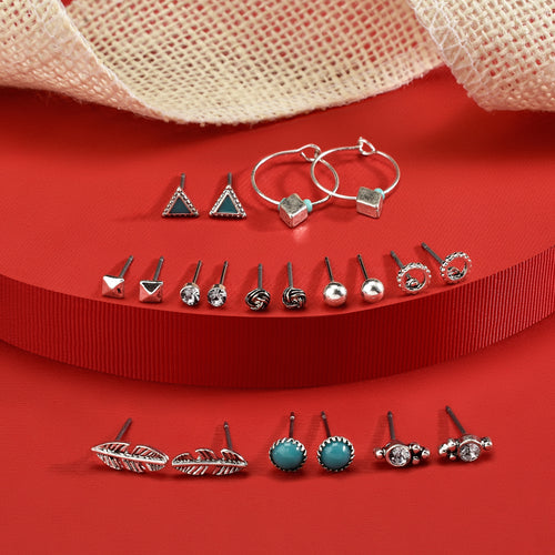Accessorize London Ethnic Stud Set