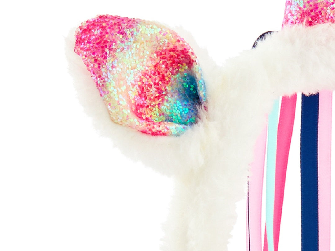 Accessorize London Rainbow Unicorn Ribbon Alice Band