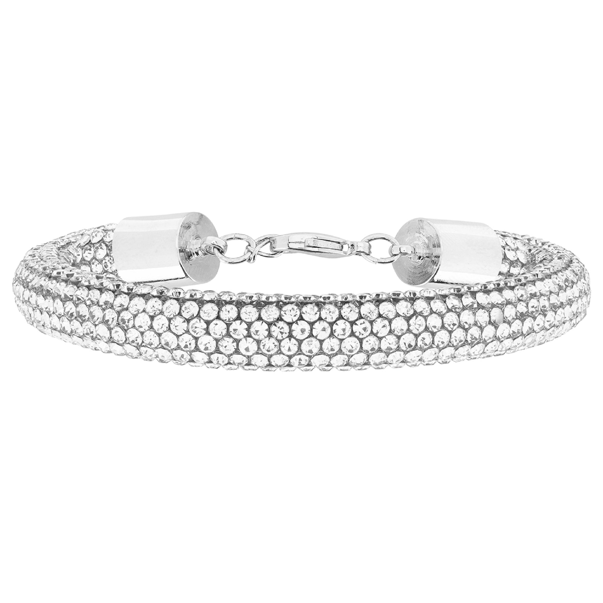 Accessorize London Skinny Diamante Bracelet