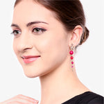 Accessorize London Pink Bead Earrings