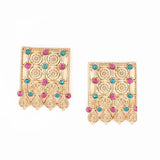 Accessorize London Multi Shaped Earrings Zinc Drops & Danglers