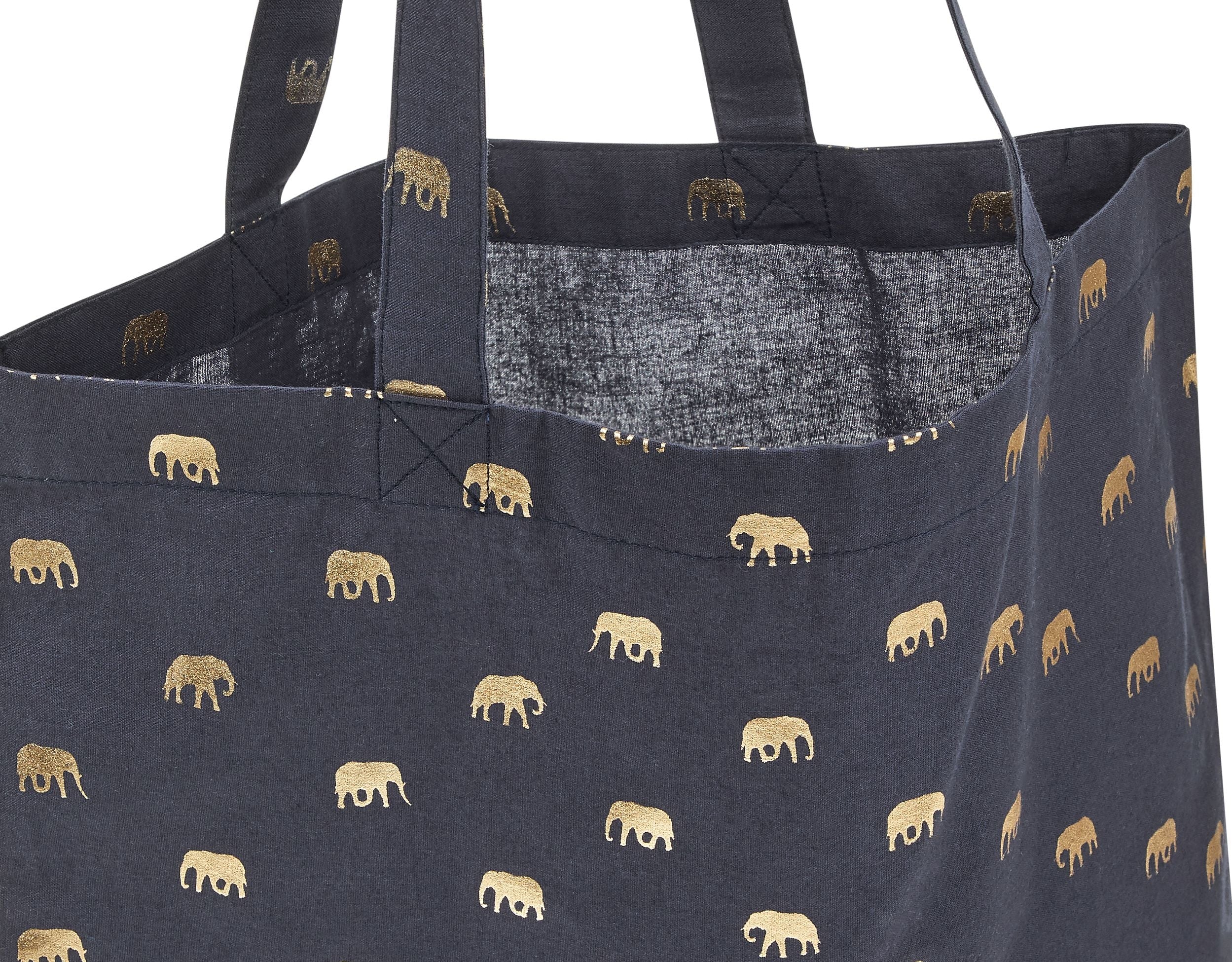 Accessorize London Women's Foiled elephant shopper Bag
