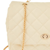 Accessorize London women's Cream Magda Oversized Shoulder Bag