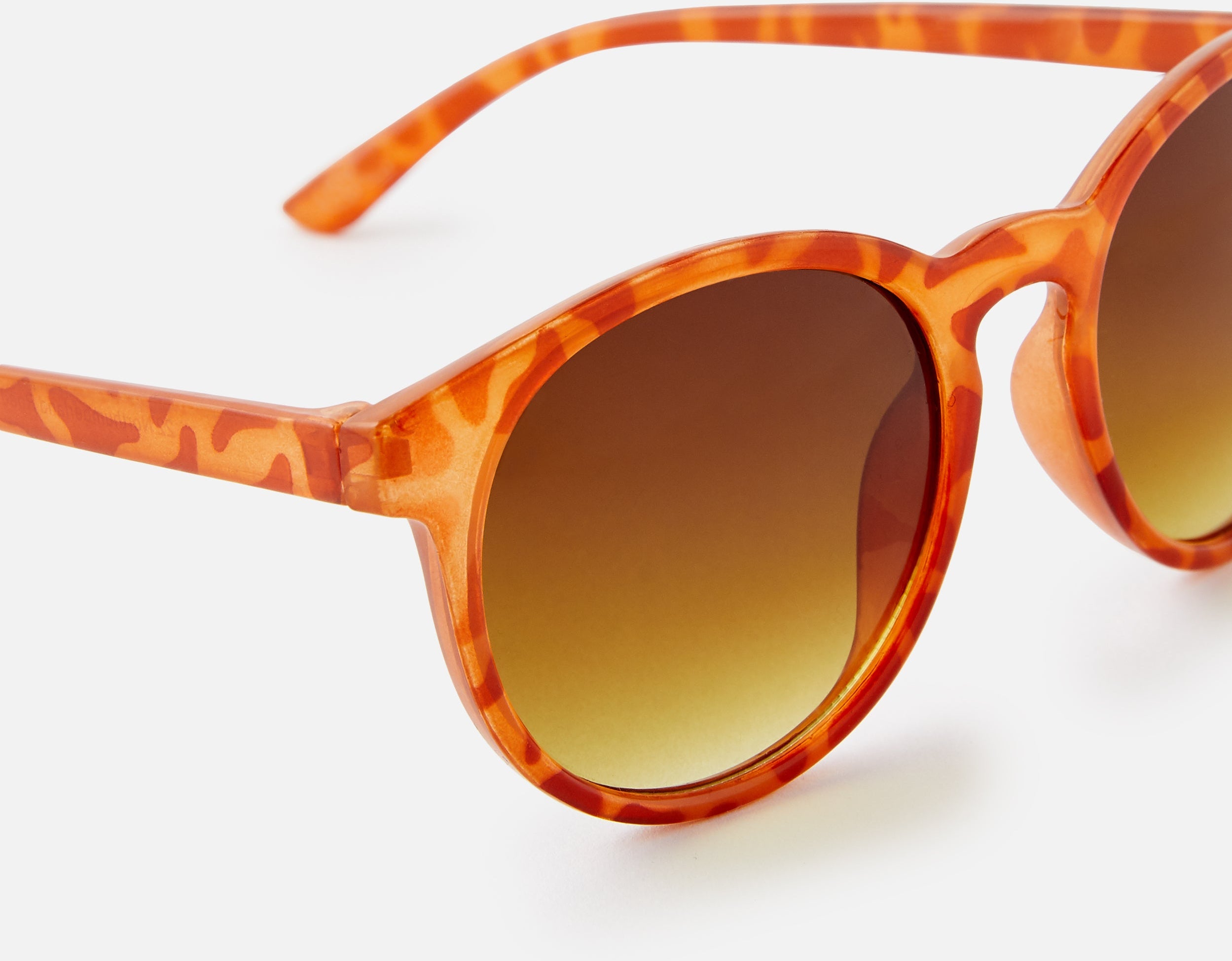 Accessorize London Pip Classic Preppy Orange Sunglasses