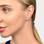 Accessorize London Women's Set Of 3 Celestial Stud Earrings