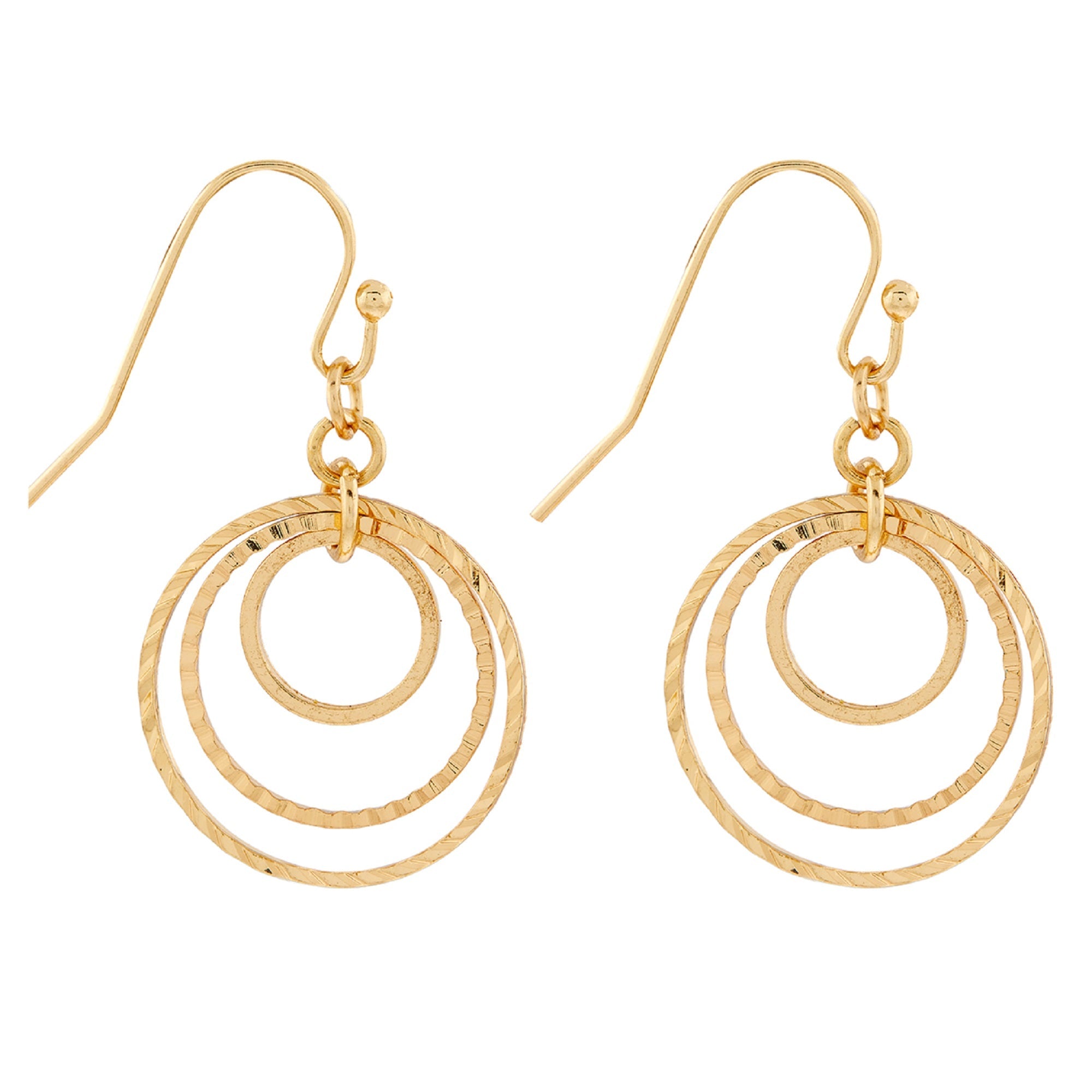 Buy Yellow Chimes Trendy Collection Gold-plated Circle Hoop Earrings at  Rs.969 online | Jewellery online