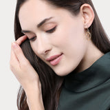 Accessorize London Women's Circle In Circles Short Drop Earrings