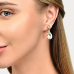 Accessorize London Women's Everyday Kylie Short Drop Earrings