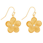 Accessorize London Flower Short Drop Earrings