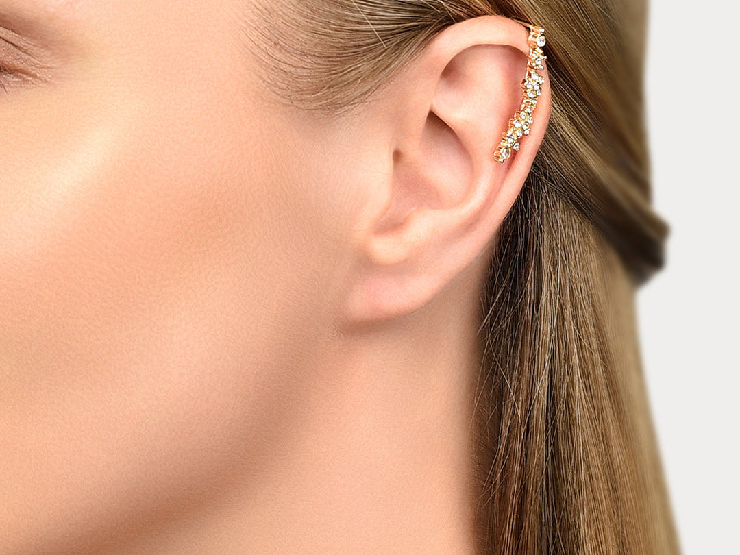 Accessorize London Women's Pretty Flower Ear Cuff