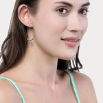 Accessorize London Women's Mini Teardrop Hoop Drop Earrings