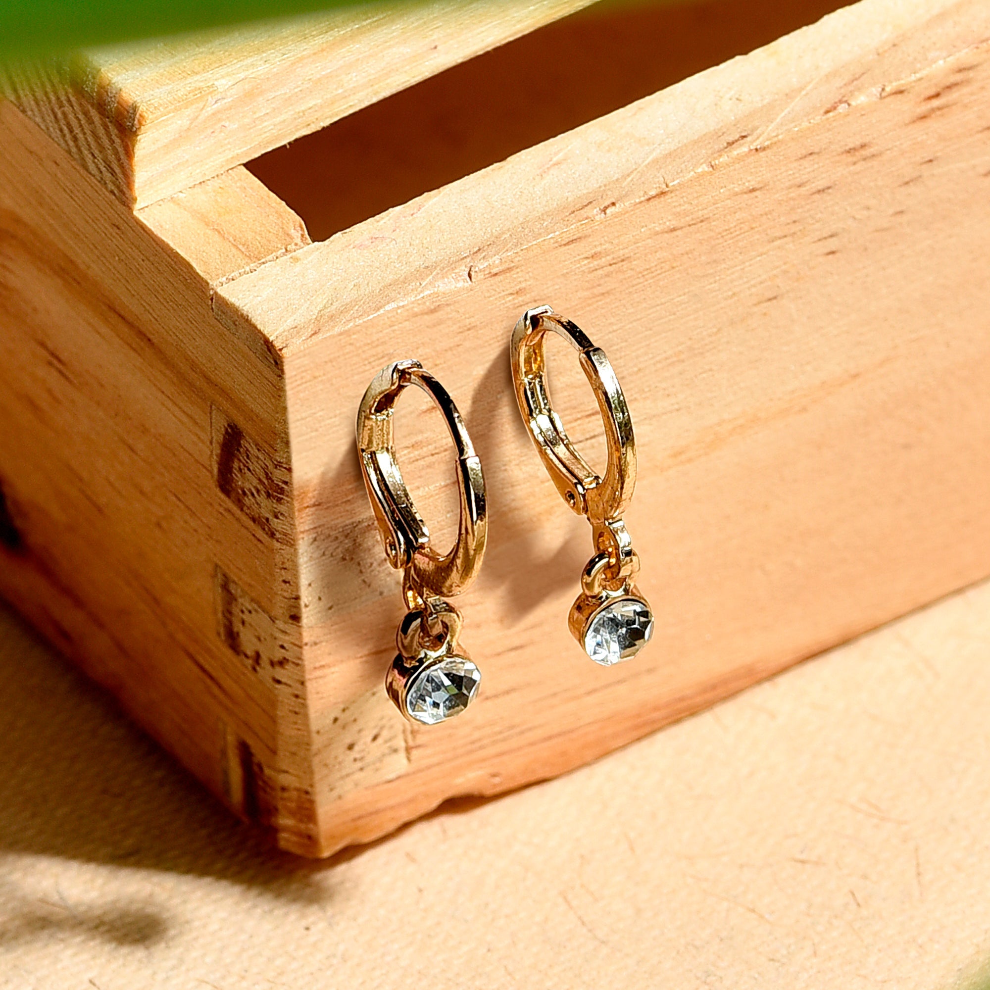 Buy Gold Earrings for Women by VEMBLEY Online  Ajiocom