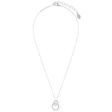 Accessorize London Women's Textured Circle Link Pendant Necklace