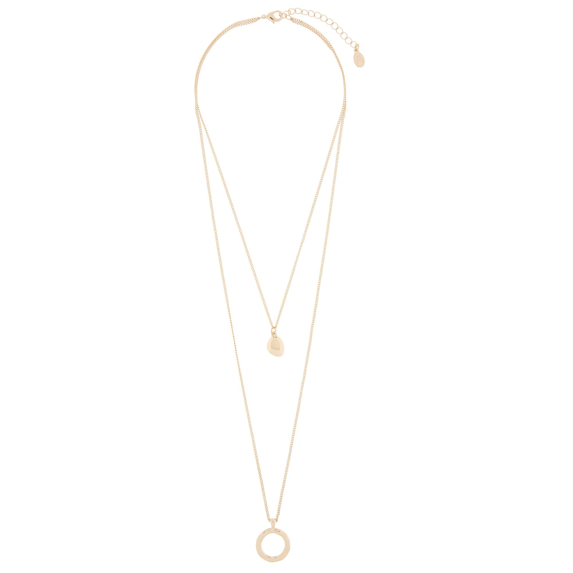 Rose Gold Double Mini Disc Necklace – January Eleven Jewellery