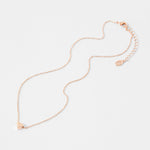 Accessorize London Women's Rose Gold Solid Heart Pendant Necklace