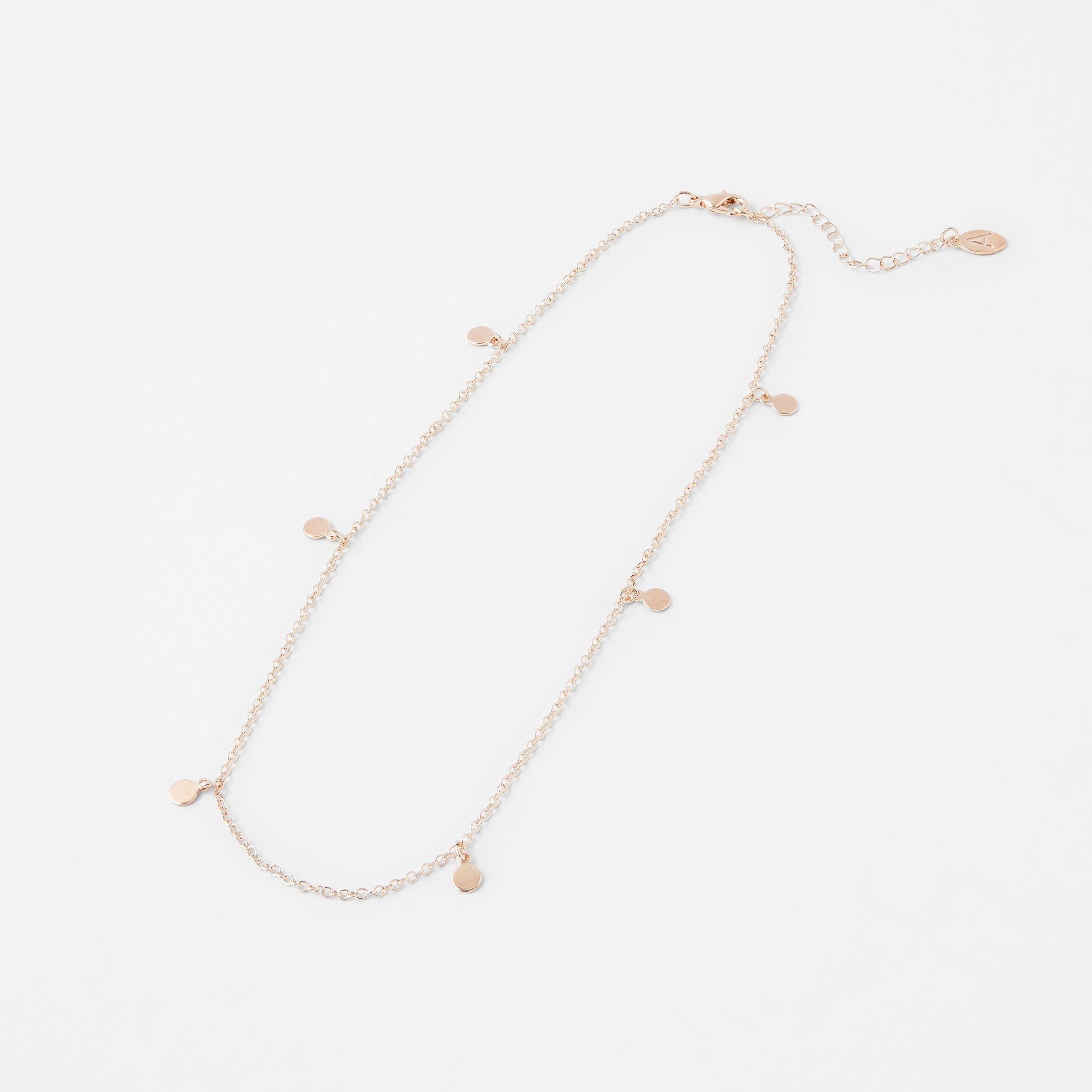 Accessorize London Women's Gold Discy Chain Pendant Necklace