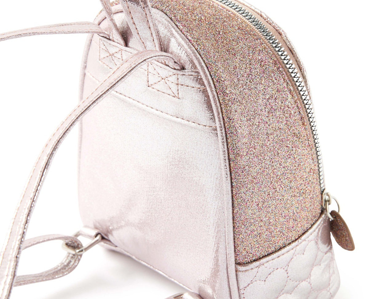 Accessorize London Mini Heart Quilted Backpack