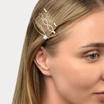 Accessorize London Women's Pack Of 5 Gold Mixed Shape Slides