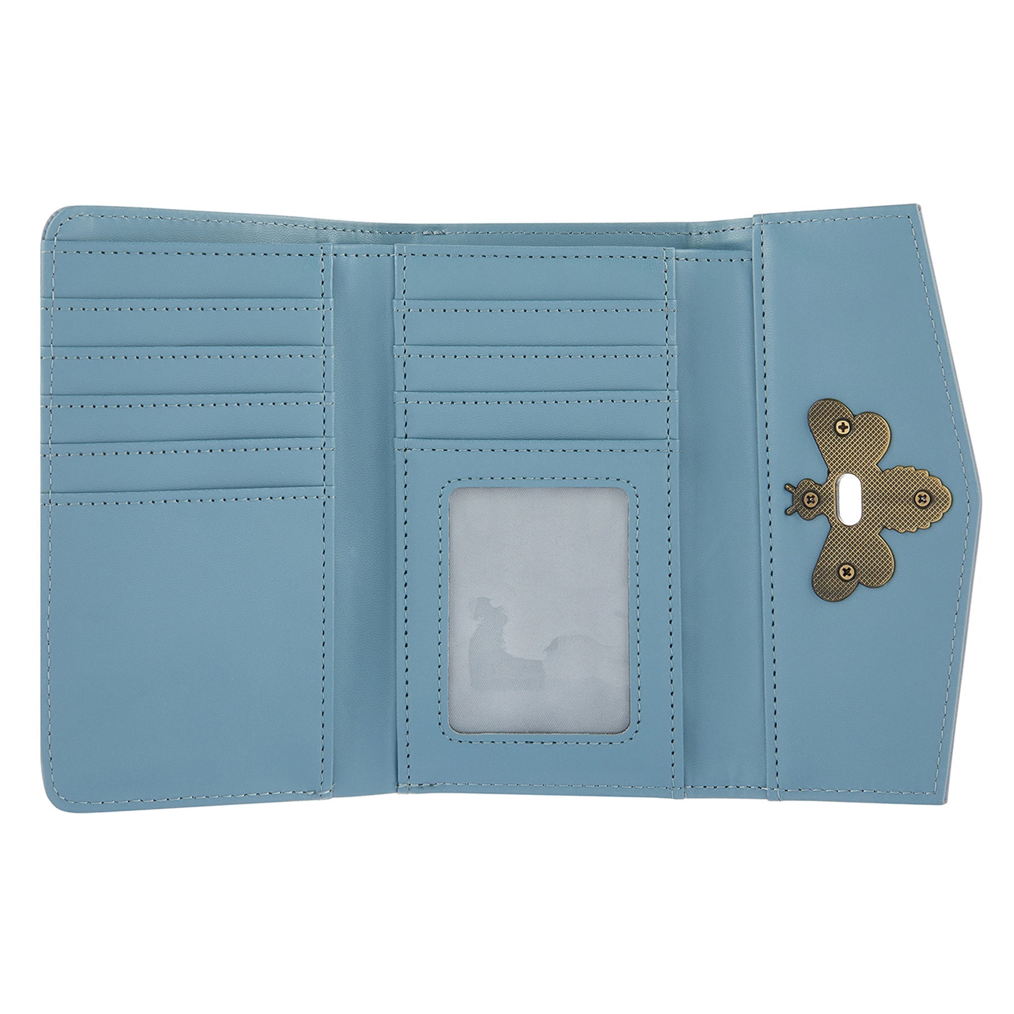 Blue hotsell wallet womens