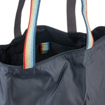 Accessorize London Women's Rainbow Packable Shopper Tote Bag