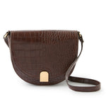 Accessorize London Women's Faux Leather Sophia croc x body