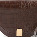 Accessorize London Women's Faux Leather Sophia croc x body