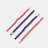 Accessorize London Pack Of 4 Wiggle Pencils For Kids