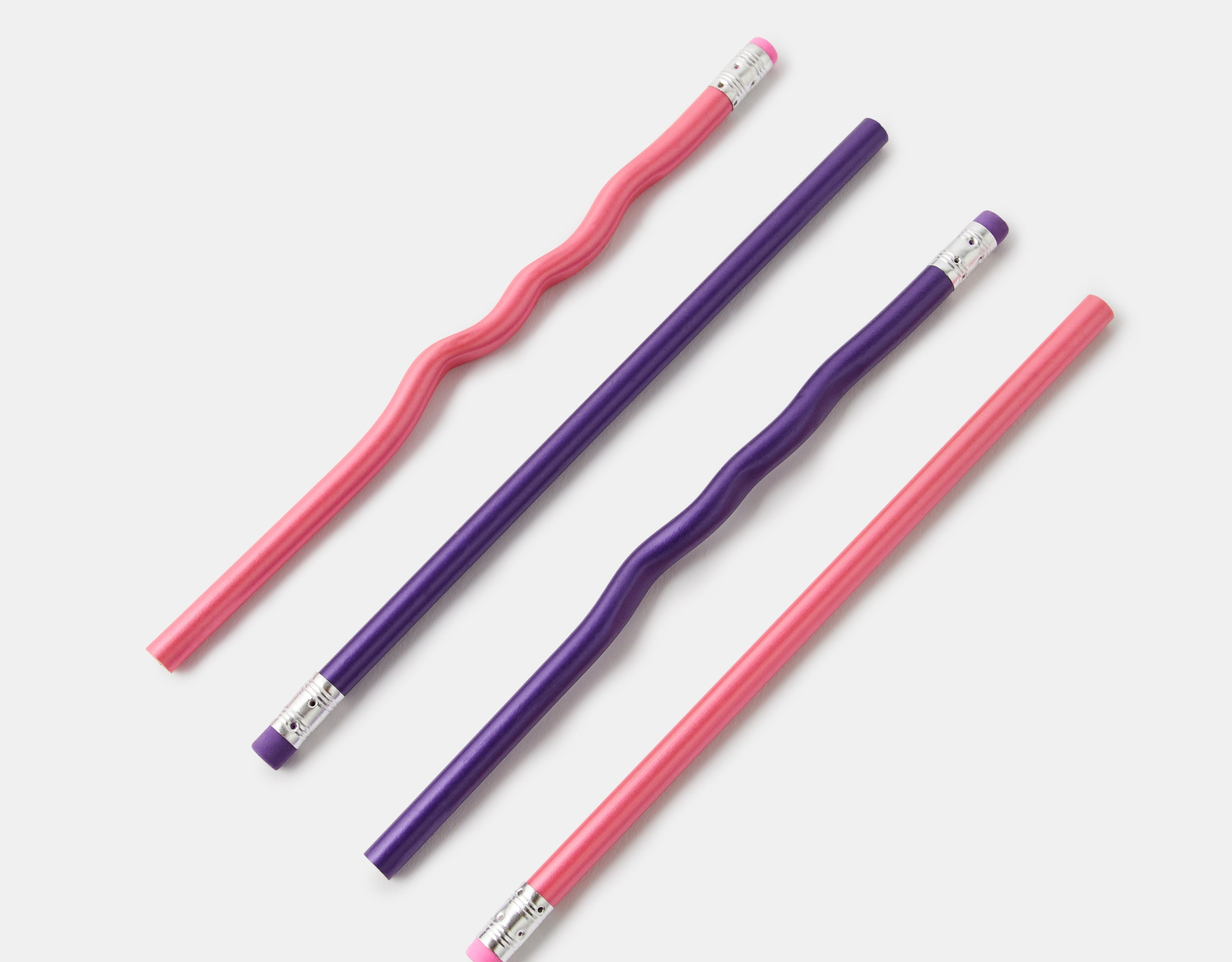 Accessorize London Pack Of 4 Wiggle Pencils For Kids