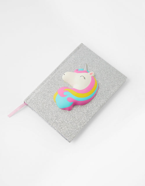Accessorize London Unicorn Squishy Notebook